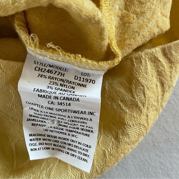 Jules & Leopold Yellow Skort Size S- XS - Picture 11 of 13